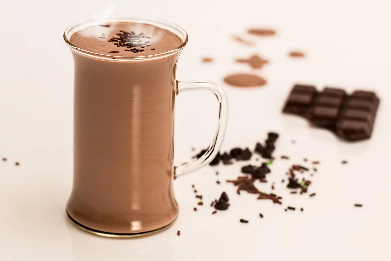 Milk with cocoa